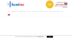 Desktop Screenshot of humitec.es